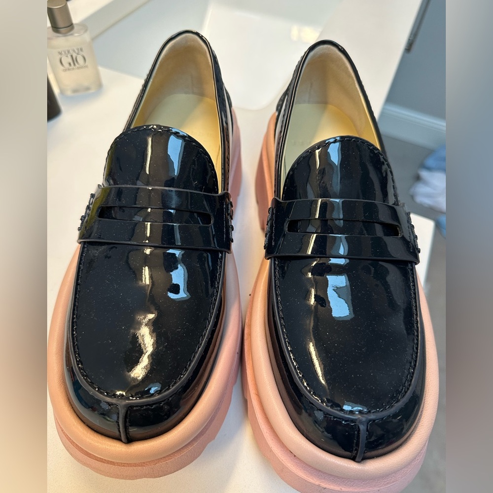 ACCCCEES Patent leather penny loafer